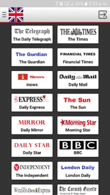 UK Newspapers android App screenshot 4